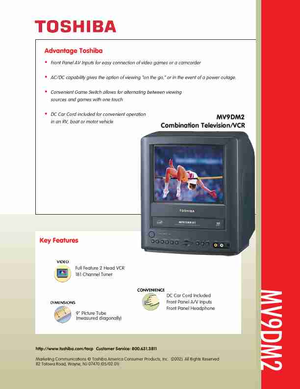 Toshiba TV VCR Combo MV 9DM2-page_pdf
